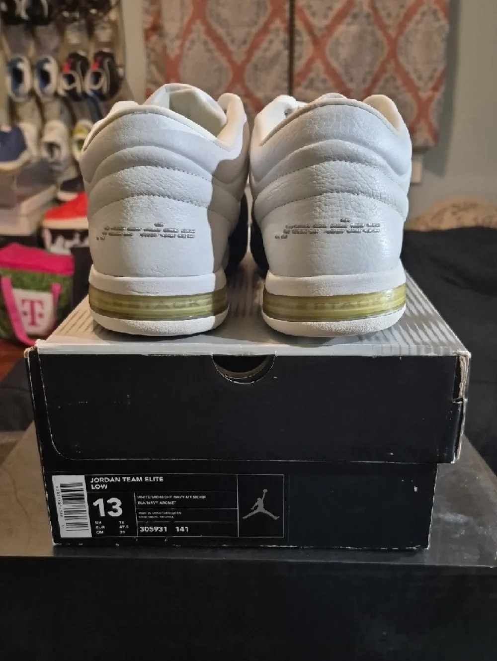 Jordan Team Elite Low Rare 'White Midnight Navy' (2002) EUC W/OG BOX